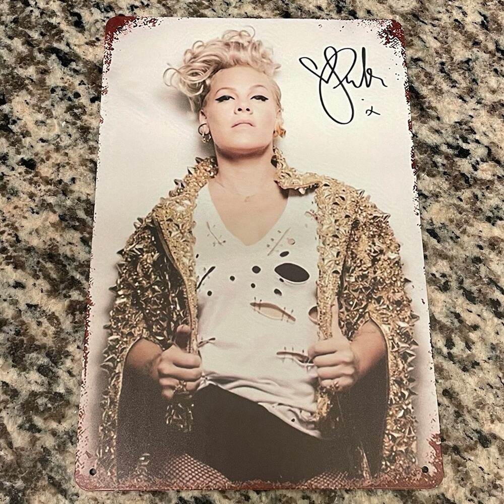 P!nk ~ 8” x 12” Metal Sign